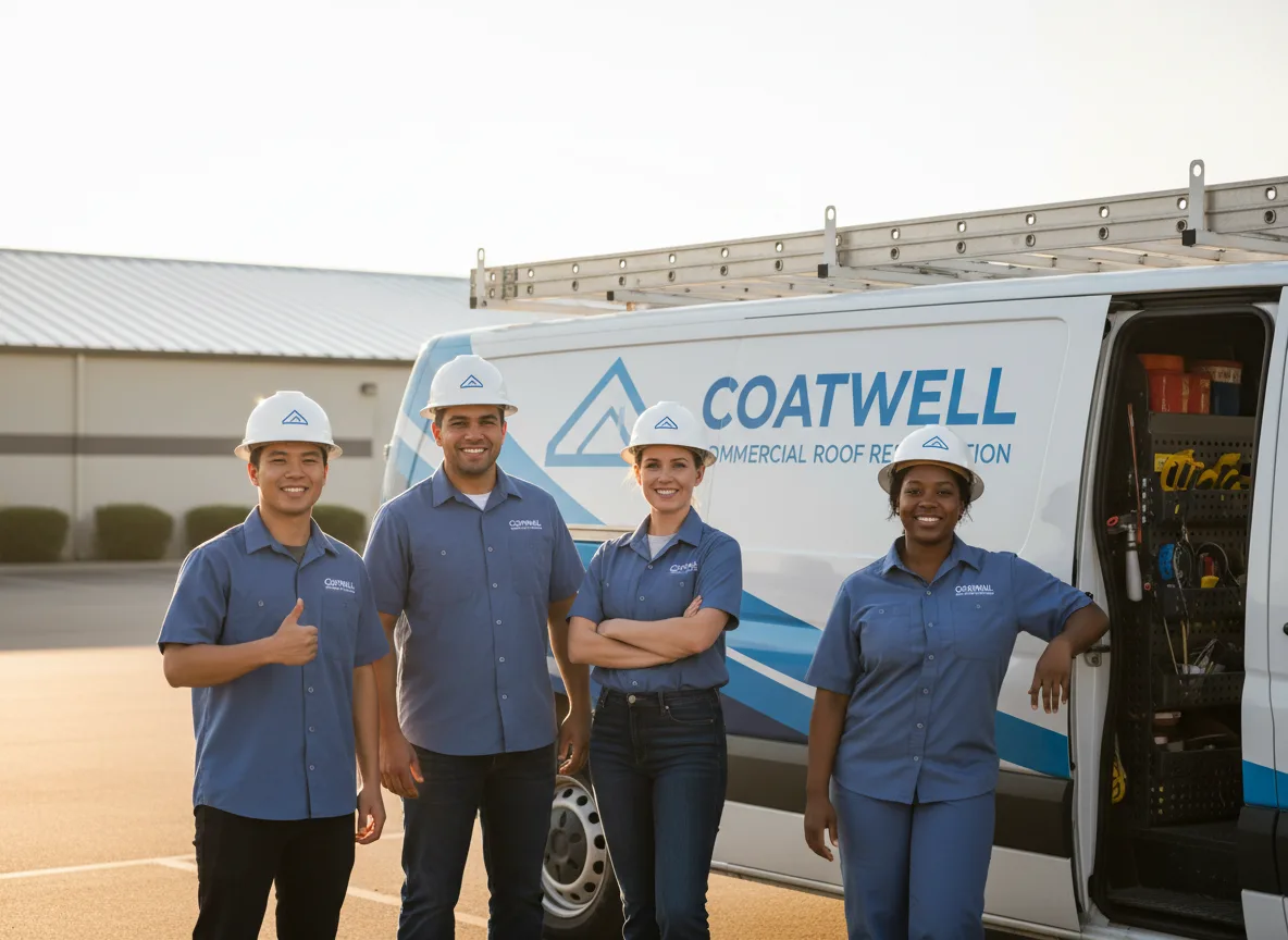 Commercial roof coating company in Sumerco, WV